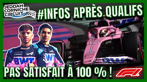 Ocon Et Gasly Ne Sont Pas Satisfait Infos Apr S Qualifs