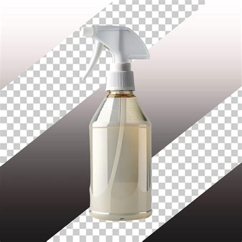 premium psd plastic bottle trigger spray isolated  transparent