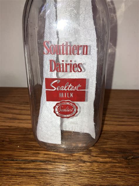 Vintage Southern Dairies Sealtest Milk Bottle Ebay