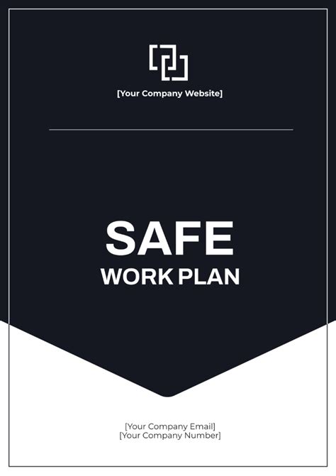 Free Safe Work Plan Template Edit Online And Download