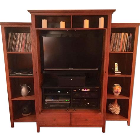 Thomasville Shaker Style Wall Unitentertainment Center Aptdeco