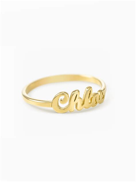 Personalized Name Ring