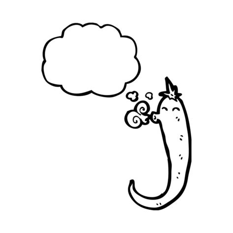 Hot Chili Cartoon Is Smoking Stock Vector Shockfactor De