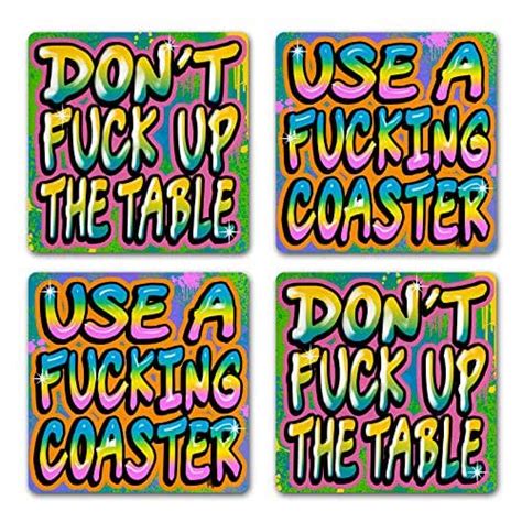 Amazon Don T Fuck Up The Table Use A Coaster Pc Gift Set Handmade