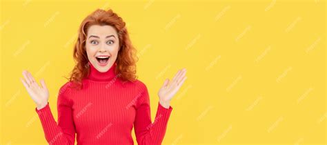 Premium Photo Happy Exited Surprised Women Image Of Excited Screaming