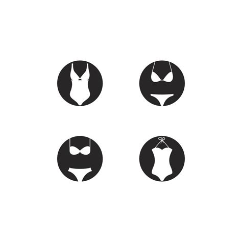 Bikini Underwear Or Swimsuit Vector Icon Illustration Vector Art At Vecteezy