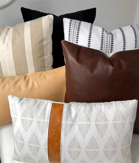 Leather PillowsLeather Throw Pillow CoversChocolate Brown | Etsy