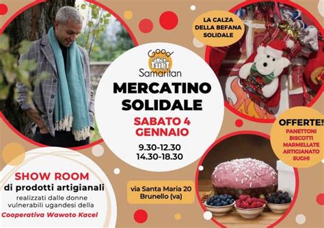 Sabato Gennaio Apertura Del Mercatino Solidale Di Good Samaritan Odv