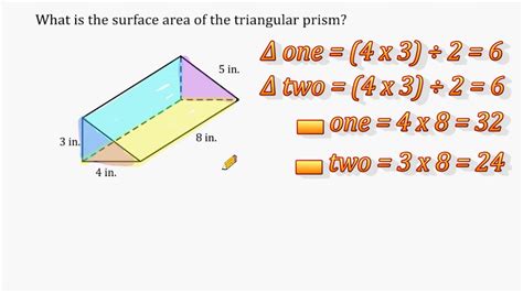 Surface Area Of A Triangular Prism - YouTube