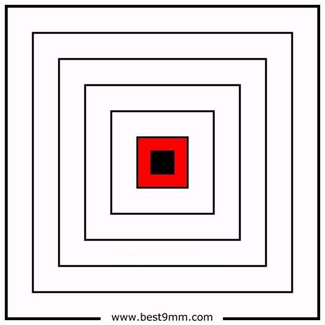 Распечатай и Стреляй!: Квадрнатная мишень. Square target.