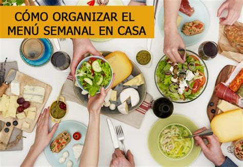 Cómo Organizar El Menú Para La Semana Cookstorming