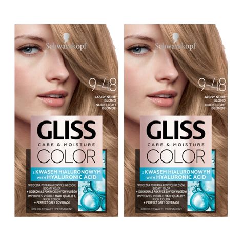 Gliss Color farba do włosów jasny nude blond x Cena Opinie Koloryzacja