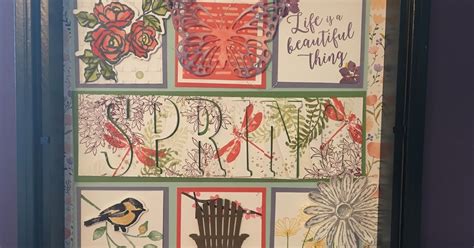 Stampin With Kris Spring Frame Sampler