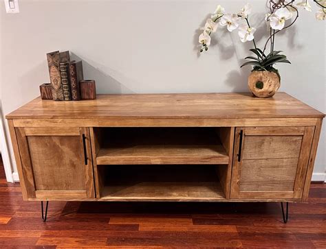 Modern Media Console Etsy