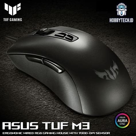 ASUS TUF Gaming M3 Ergonomic Wired RGB Gaming Mouse With 7000-DPI ...