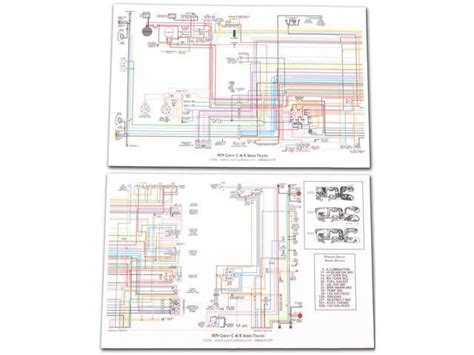 MANUAL, Wiring Diagram, Full color, Laminated, 17 Inch x 11 Inch