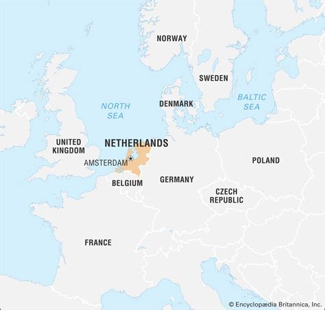 Netherlands Map Europe