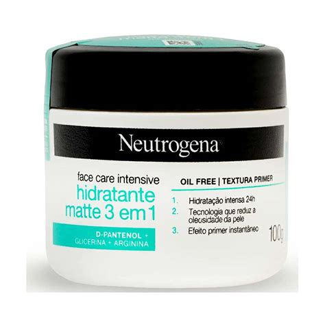 Hidratante Neutrogena Rosto 3 Em 1 - NEUTROGENA FACIAL HIDRATANTE MATTE 3 EM 1 JOHNSON 100G | Dialli ...