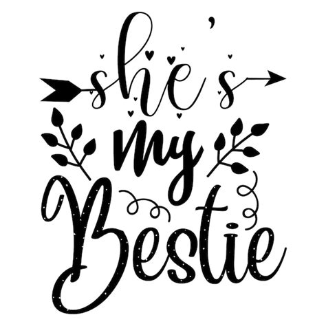 Premium Vector Best Friends Svg Design Best Friends Quotes Design