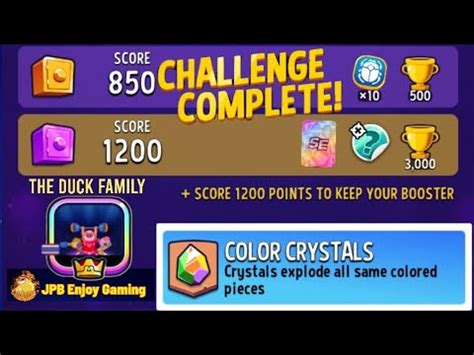 Match Masters Solo Challenge Perfect Heist Move Color Crystals