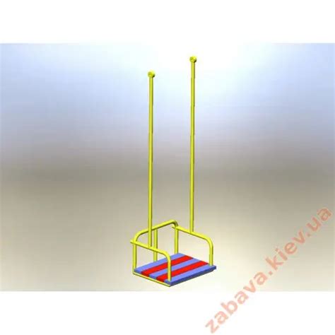 Детские качели металлические двойные уличные Комби с сеткой купить в ...