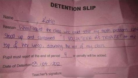 Hilarious Reasons Students Got Detention Funny Gallery EBaum S World