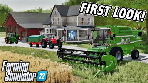 Farming Simulator 22 First Gameplay Tutorial USA Map YouTube