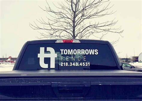 Back Glass Stickers For Trucks