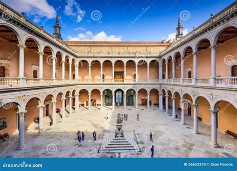 toledo alcazar image editorial image