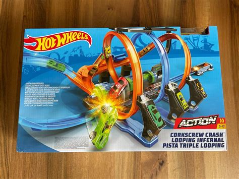 Hot Wheels Korkenzieher Crash Trackset Gebraucht In Sch Fflisdorf F R Chf Nur Abholung