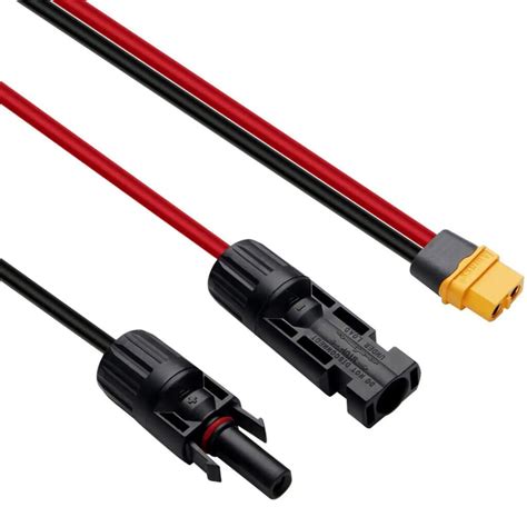 mc  xt solar panel cable   getcamping