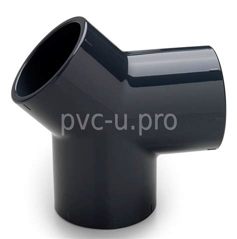 Тройник Y-образный НПВХ (PVC-U) клеевой Д. 63 PN 16 Тел. 8(495)115-29 ...