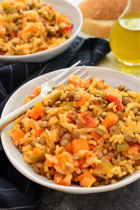 Lentils And Rice The Stingy Vegan