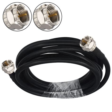 F Type Coax Cable 75 Ohm Tv Coax Cable For Tv Modem Tuner Antenna