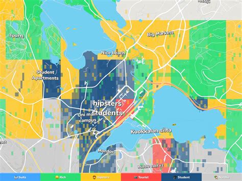 Jyvaskyla Neighborhood Map