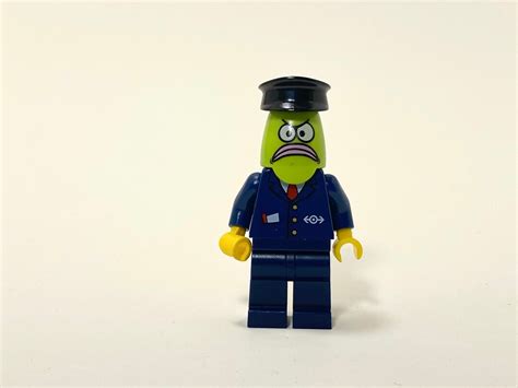 Spongebob Bikini Bottom Express Bus Driver Lego Minifigure Etsy