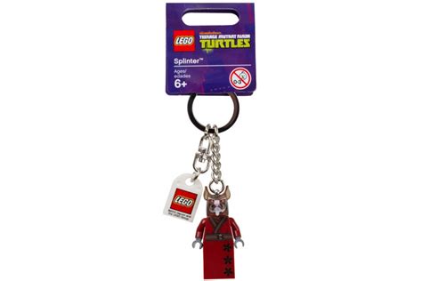Брелок LEGO TMNT "Сплинтер", 850838 лего черепашки ниндзя