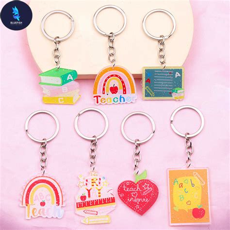 Bf Keychain Hari Guru Hadiah Hari Guru Happy Teachers Day Keychain Tq