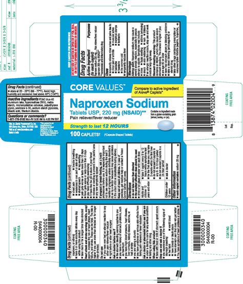 Naproxen Sodium Details From The Fda Via