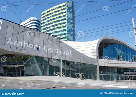 Facade Of Station Arnhem Editorial Stock Photo Image Of Clear 221068278