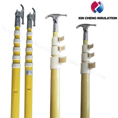 Triangle Hot Stick Telescopic Hv Telescopic Insulation Operating Rod Electric Power Tools Link
