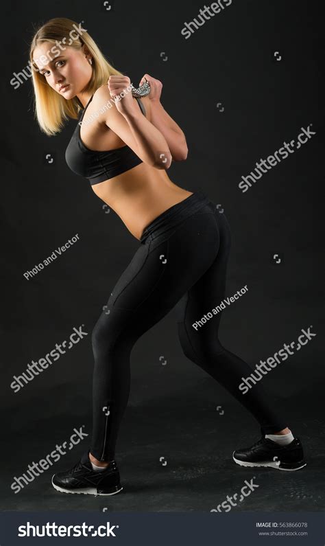 Sexy Woman Fitness Trainer Big Ass Stock Photo Shutterstock