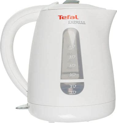 Чайник электрический Tefal Express Plastic KO29913E, 2200Вт, белый ...