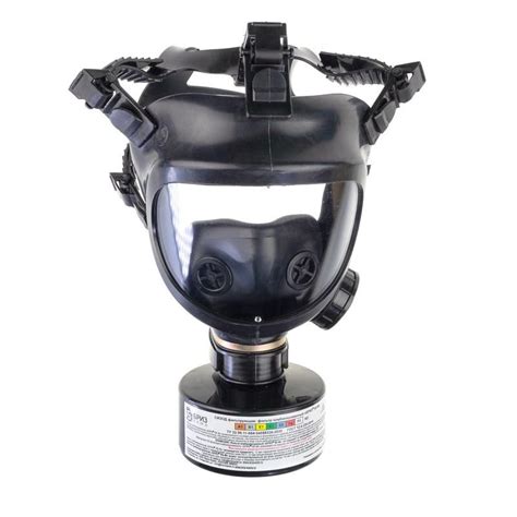 Противогаз Бриз-Кама Бриз-3306 черный (универсальный размер, степень ...