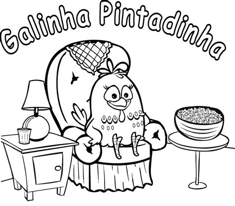 Desenho Galinha Pintadinha Para Imprimir - Desenhos para Colorir e Imprimir: Desenhos da Galinha Pintadinha para ...