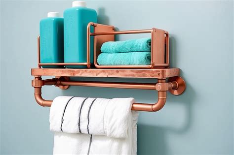 Premium Photo Diy Copper Pipe Towel Rack