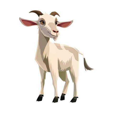 Illustration Of Cute Goat Cartoon 44183620 Png