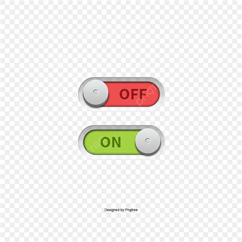 onoff white transparent onoff switch button vector page decoration