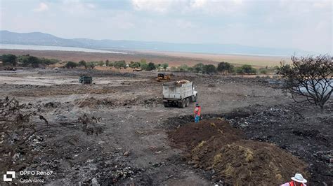 Controlado El Incendio En Basurero Municipal De Cuitzeo Reporta Proam