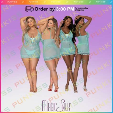 Magic Silk Lace Up Deep V Lingerie G String Setchemise Bodycon Fit Mini Dress Ebay